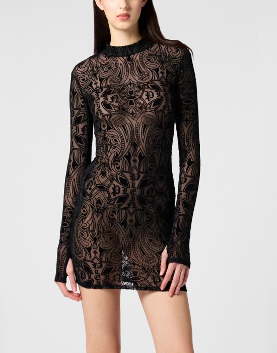 платье  от бренда philipp plein вид слева