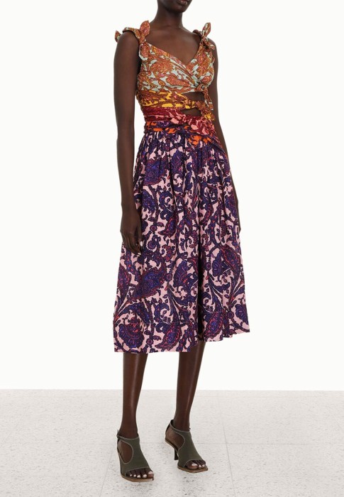 платье  из франции вид сбоку