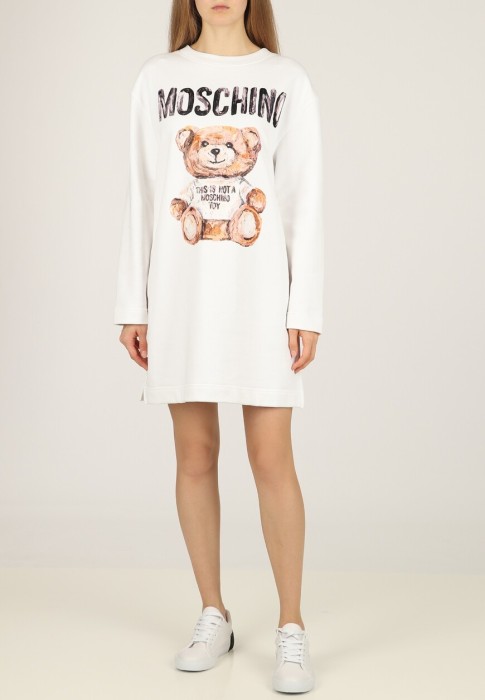 платье  от бренда moschino вид слева