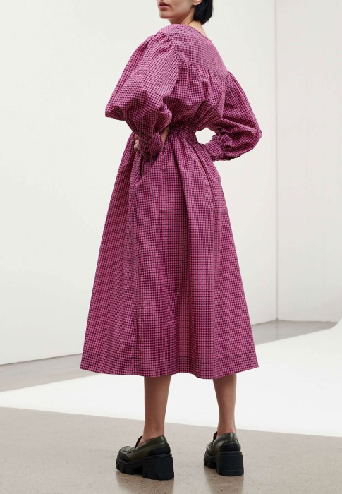 платье  от бренда ganni вид слева