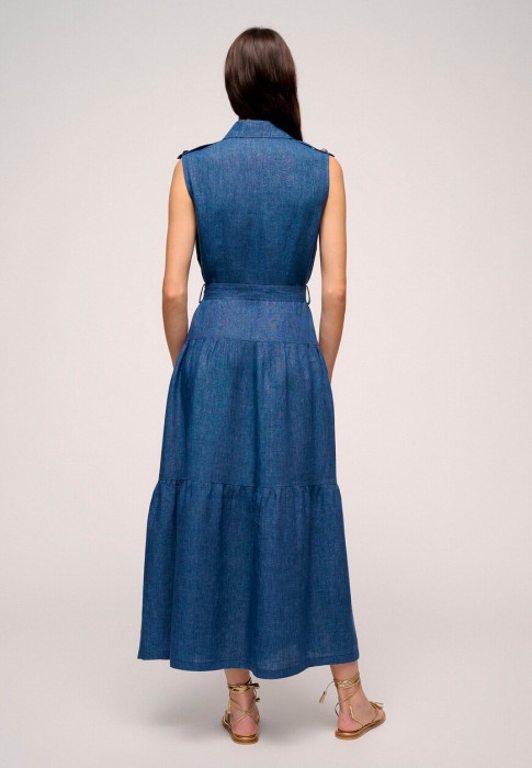 платье  из италии вид сбоку