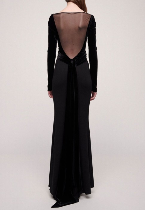 платье  из италии вид сбоку