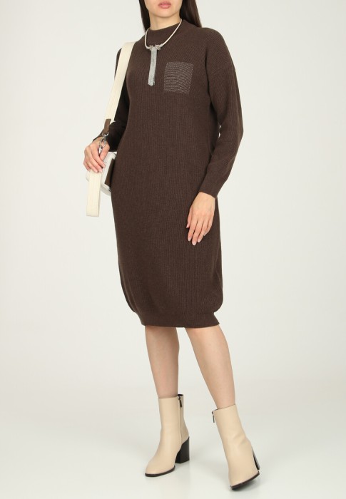 платье  от бренда peserico вид слева