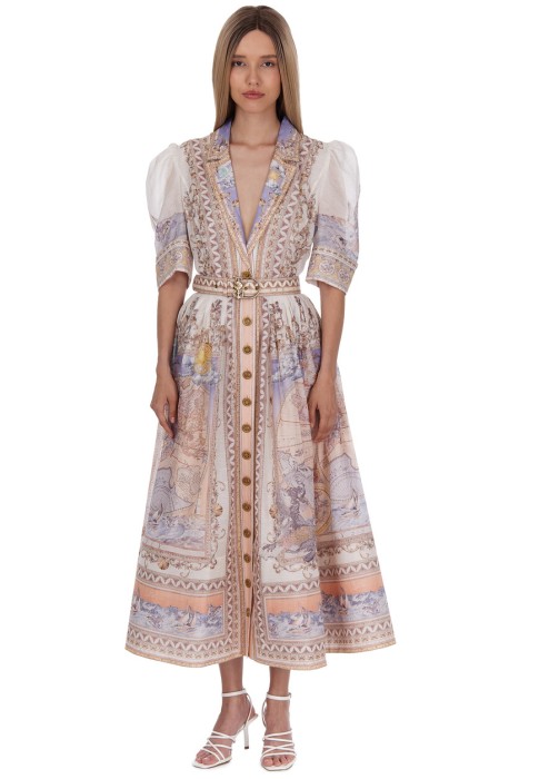 платье  из франции вид сбоку