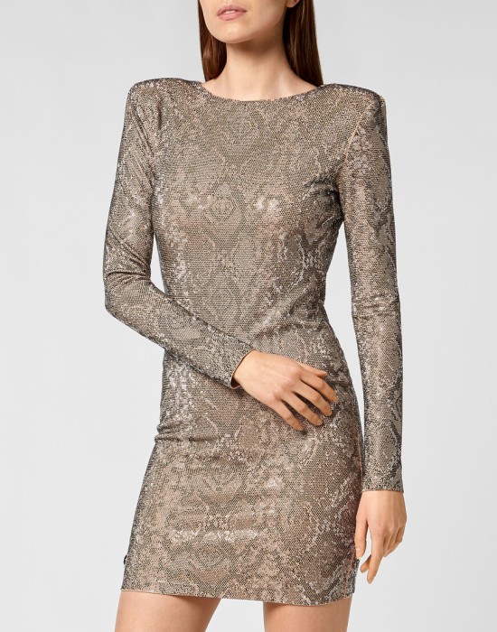 платье  от бренда philipp plein вид слева