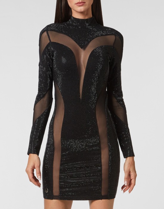 платье  от бренда philipp plein вид слева