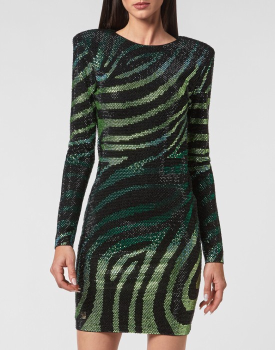 платье  от бренда philipp plein вид слева