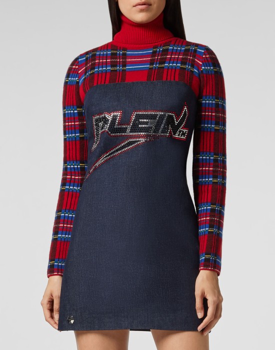 платье  от бренда philipp plein вид слева