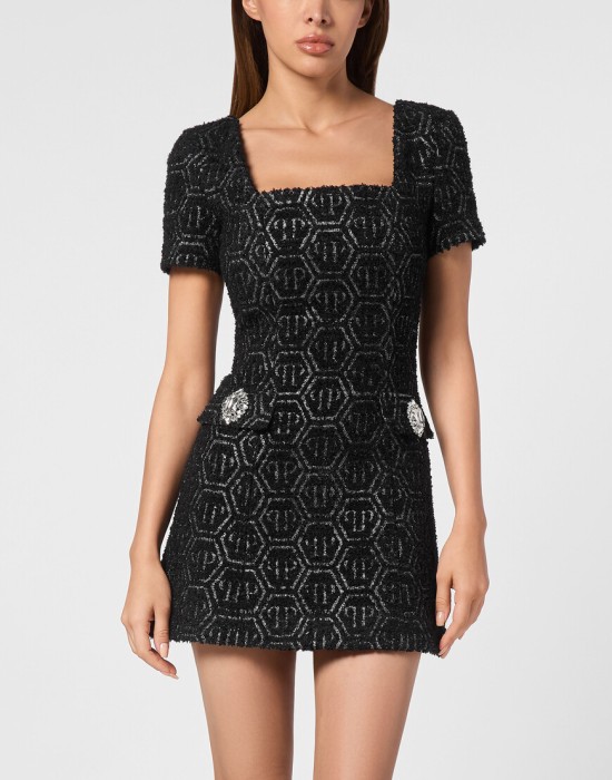 платье  от бренда philipp plein вид слева