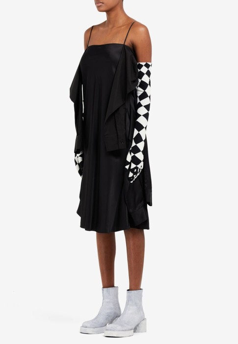 платье  от бренда mm6 maison margiela вид слева