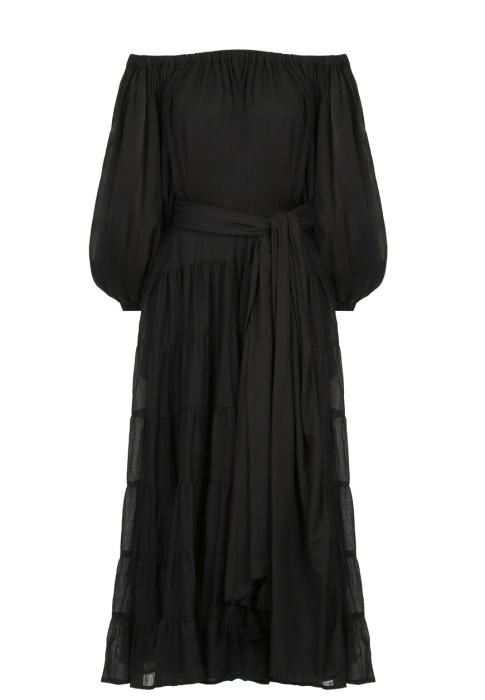 Товар с артикулом BRIELLE MAXI DRESS вид сзади