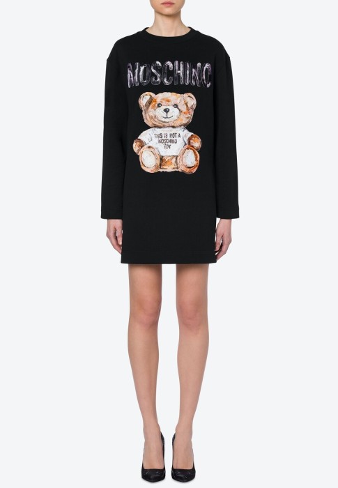 платье  от бренда moschino вид слева