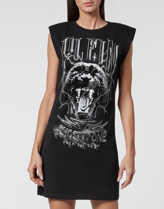 платье  от бренда philipp plein вид слева