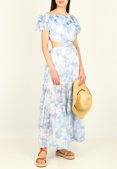 платье  от бренда positano couture by blitz вид слева