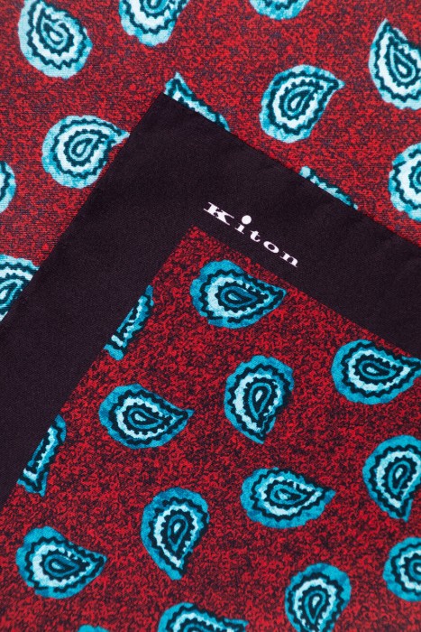 платок  от бренда kiton вид слева