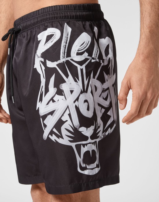 плавательные шорты  из италии вид сбоку