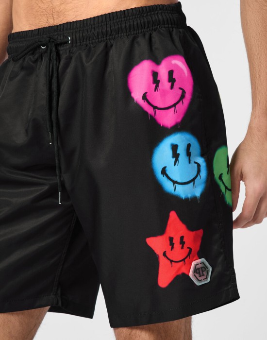 плавательные шорты  из проверенных материалов спереди