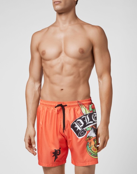 плавательные шорты  из америки вид сбоку