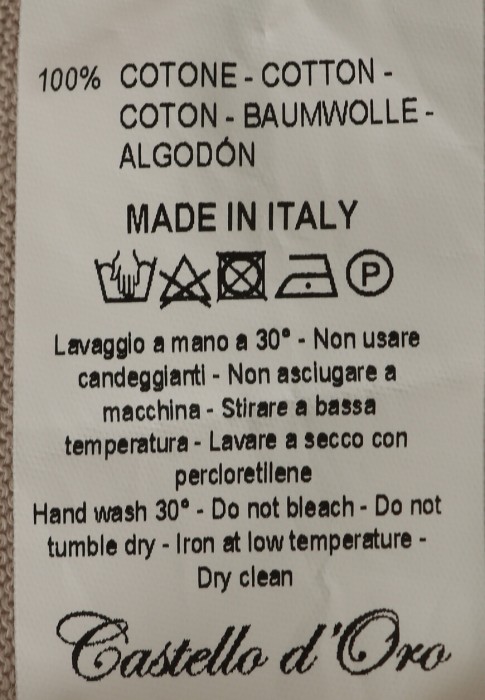 поло castello d`oro классического стиля с лицевой стороны