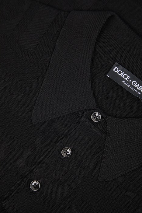 поло dolce&gabbana модель из коллекции dna из шелка спереди