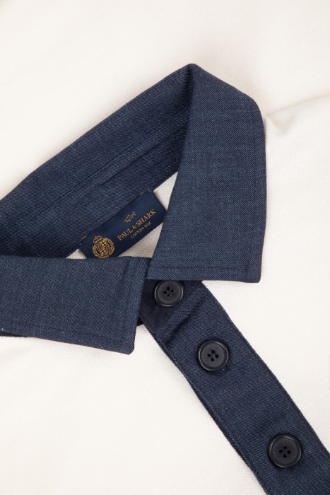 поло-джемпер  из хлопка спереди