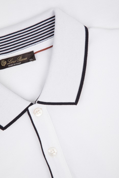 поло  модель brentwood из хлопка спереди