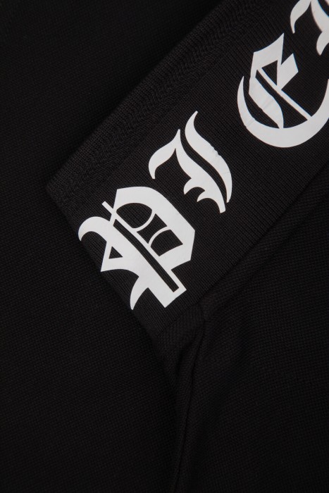 поло  модель gothic plein повседневного стиля с лицевой стороны