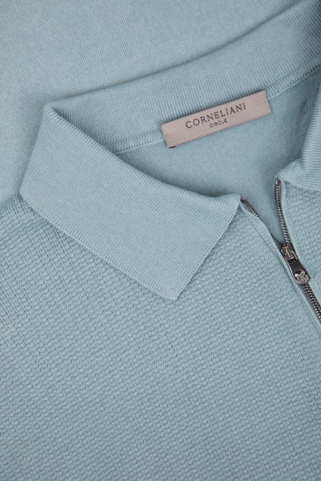 поло  модель из капсульной коллекции circle из хлопка спереди