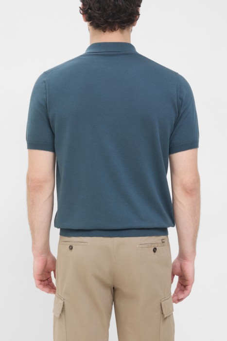 поло  модель из капсульной коллекции circle от бренда corneliani вид слева