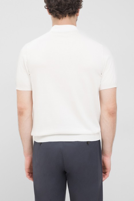 поло  модель из капсульной коллекции circle от бренда corneliani вид слева