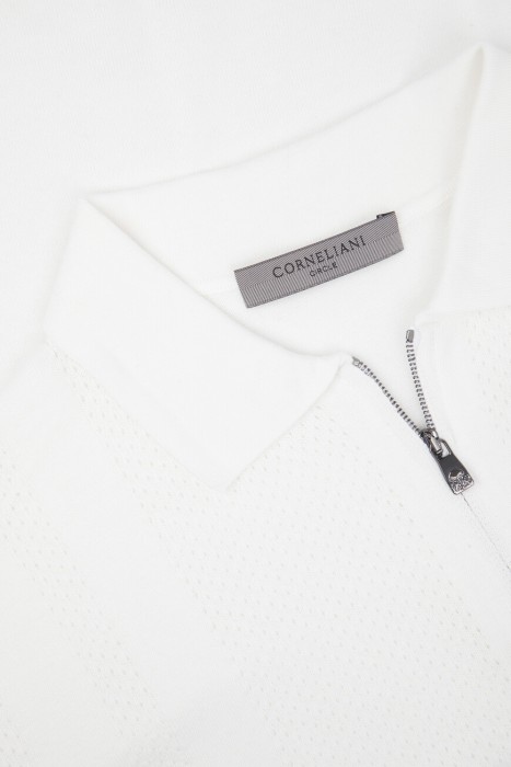 поло  модель из капсульной коллекции circle из хлопка спереди