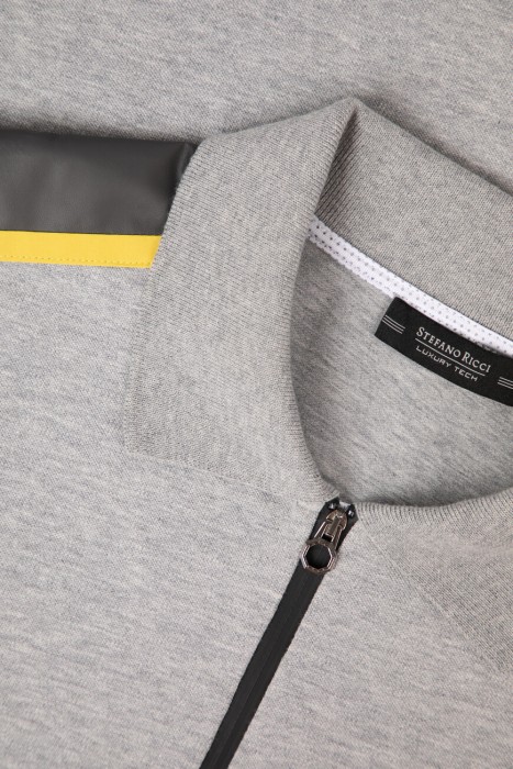 поло  модель из линейки sr luxury tech из хлопка спереди