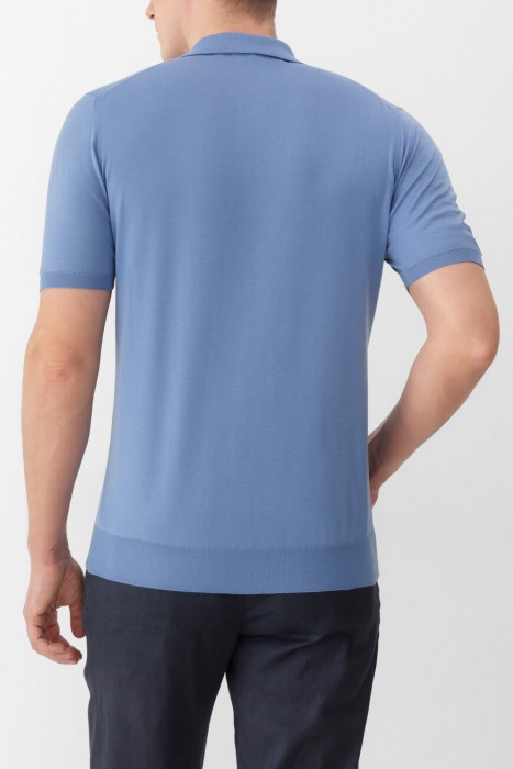 поло  модель линии «икона» (`icon`) от бренда kiton вид слева