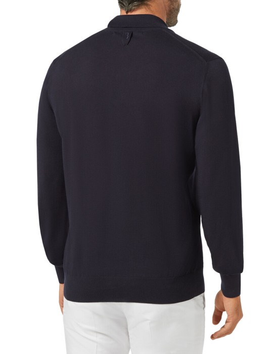 поло с длинным рукавом  IAAC-MKK0182-BKN001N_14 фотография