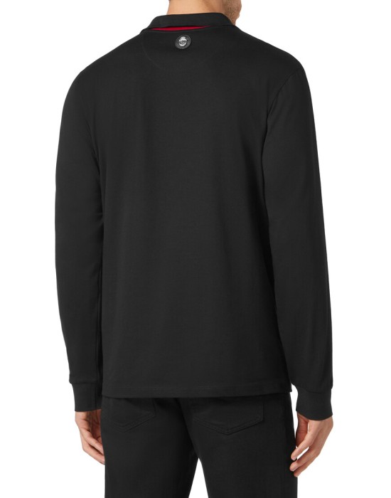 поло с длинным рукавом  от бренда billionaire вид слева