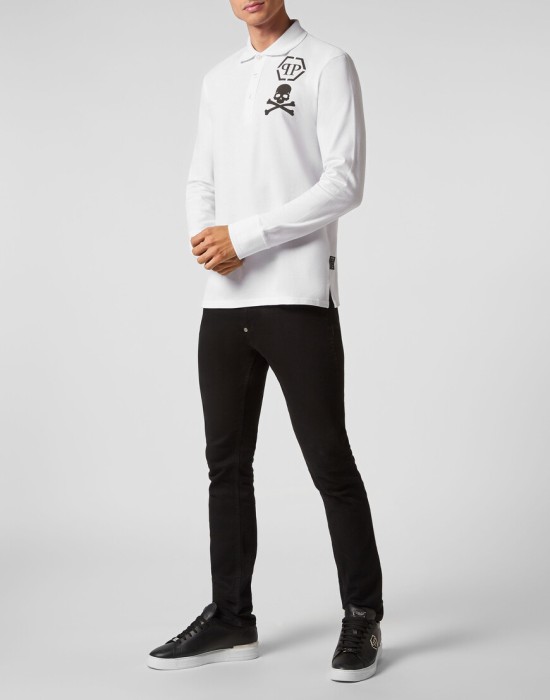 поло с длинным рукавом  по цене 41864 руб вид справа