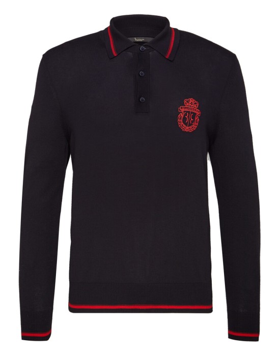 поло с длинным рукавом  I19C-MKK0119-BKN001N_14 фотография