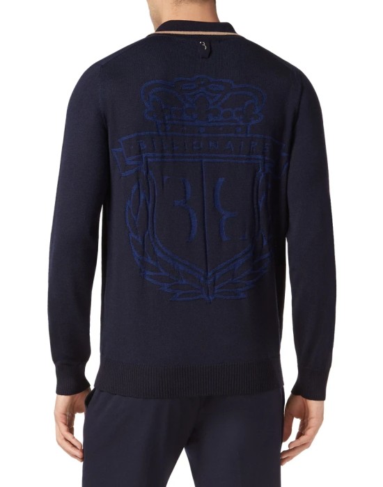 поло с длинным рукавом  от бренда billionaire вид слева