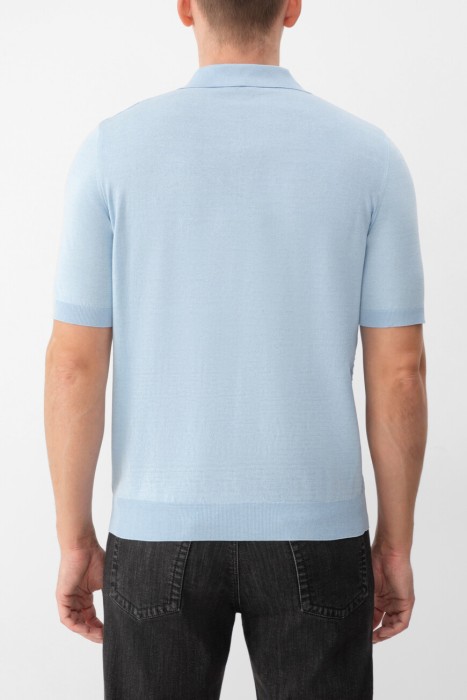 поло  от бренда zilli вид слева