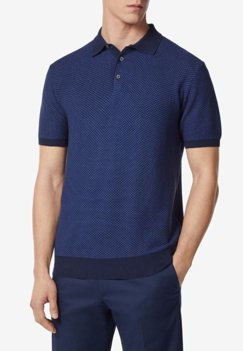 поло  от бренда corneliani вид слева