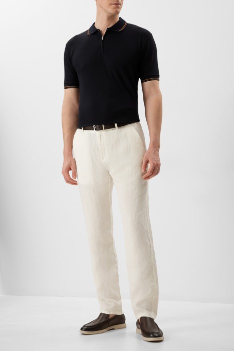 поло  из хлопка спереди