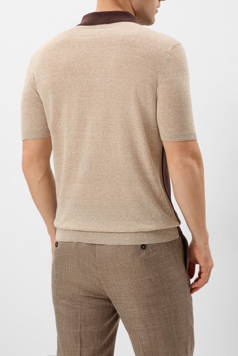 поло  от бренда emiliano zapata вид слева