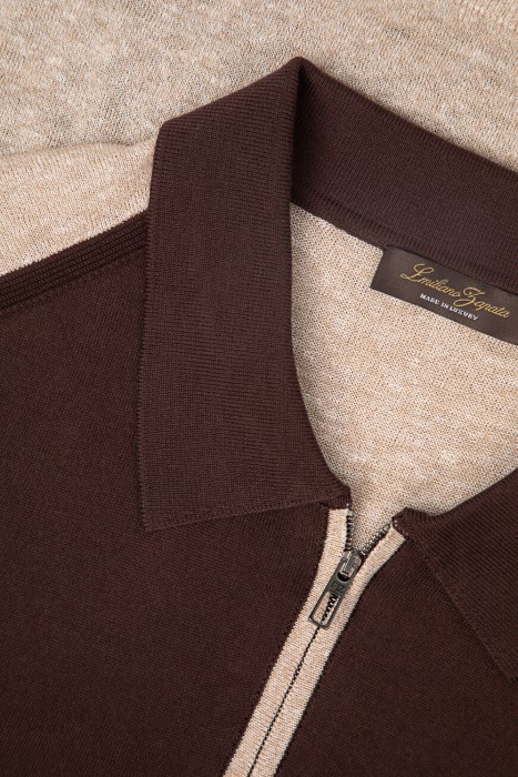 поло  из хлопка спереди