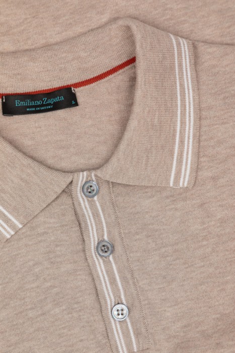 поло  из хлопка спереди