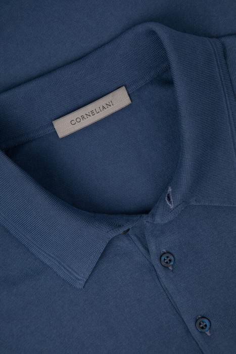 поло  из хлопка спереди