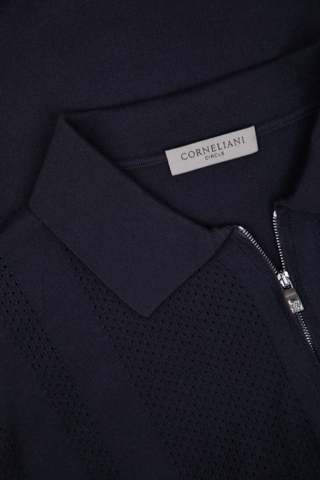 поло  из хлопка спереди