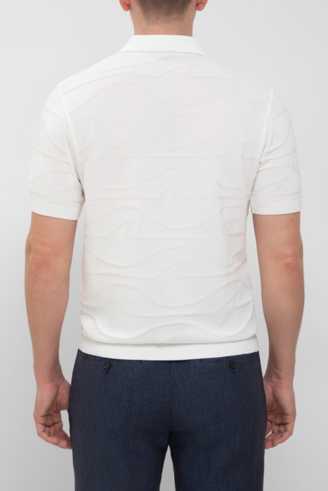 поло  от бренда paul&shark вид слева