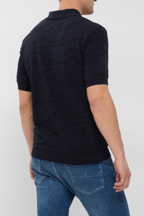 поло  от бренда paul&shark вид слева