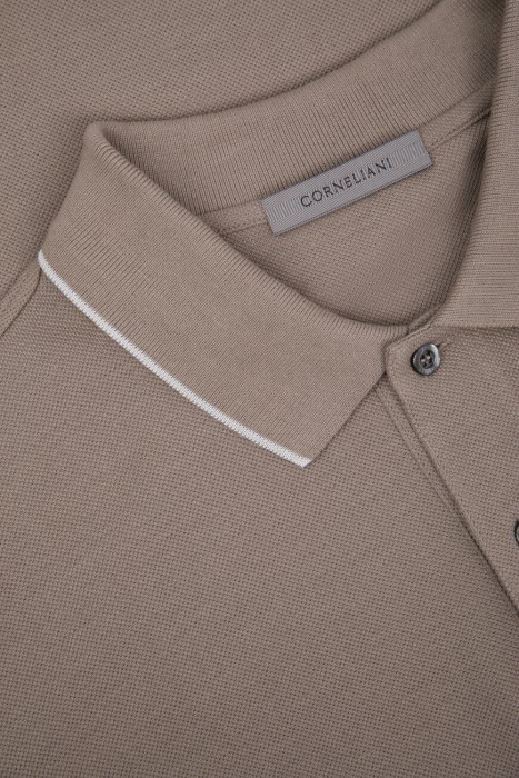 поло  из хлопка спереди