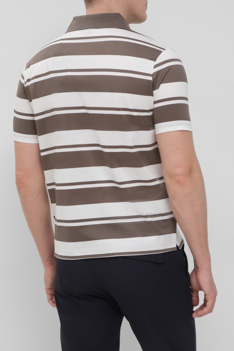 поло  от бренда paul&shark вид слева